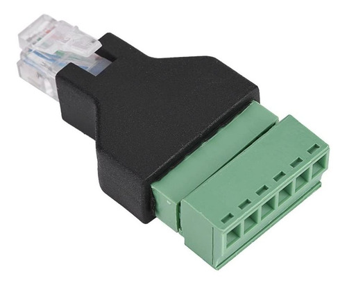 Zerone Cable Adaptador De Audio Ethernet Rj12 6p6c Macho A 6