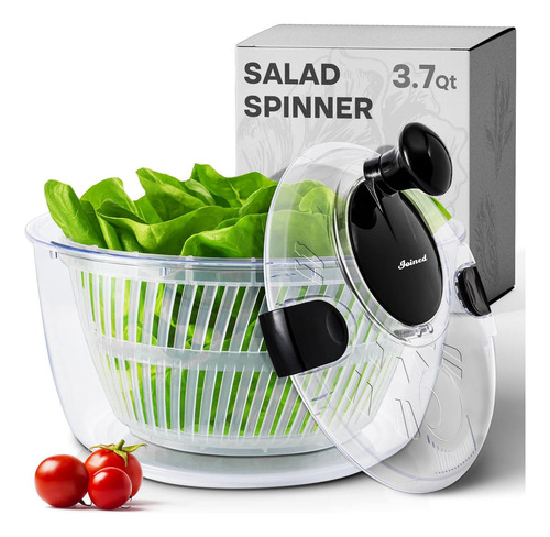 Centrifugadora De Ensaladas Con Escurridor, Bol Y Escurri...