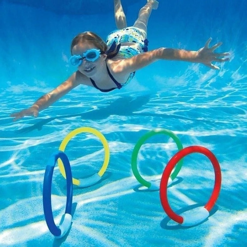 19 Piezas De Buceo Lindo Juego De Natación Con Anillo De Pez