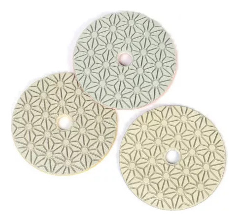 Conjunto De Discos E Almofadas De Polimento De Mármore