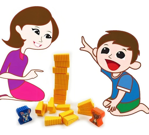 Juego De Mesa Cheese Stack Game Giantoys