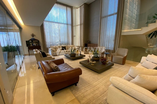 Imagem 6 de 30 de Sobrado Com 04 Suítes À Venda, 623 M² Por R$ 8.200.000 - Alphaville Flamboyant Residencial Araguaia - Goiânia/go - So0381