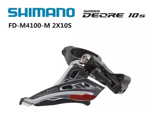 Shimano Cambio Dianteiro Deore Fd-m4100 Duplo 2x10s