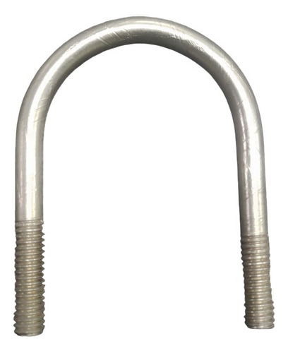 Abrazadera Tipo U Galvanizada Rosca 1/4 Pulgada(7mm)