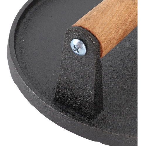 Madera Prensada De Tocino De Hierro Fundido Steak Weight