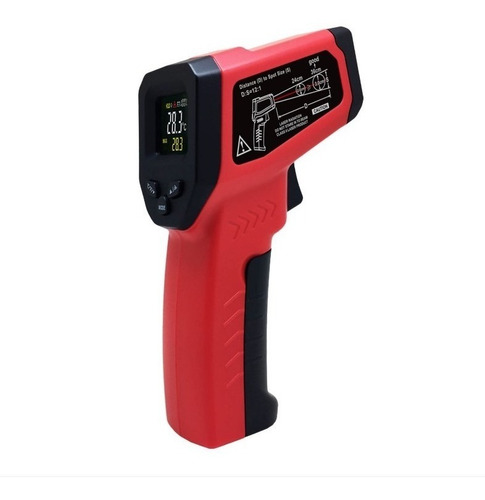 Imagem 5 de 5 de Termômetro Laser Digital Profissional Industrial E Culinário