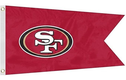 Nfl San Francisco 49ers Barco / Carro De Golf De La Bandera