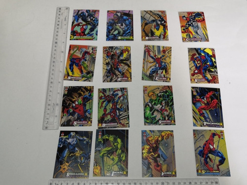 Spiderman Venom Hombre Araña Tarjetas Fleer 1994 Completa (Usado)