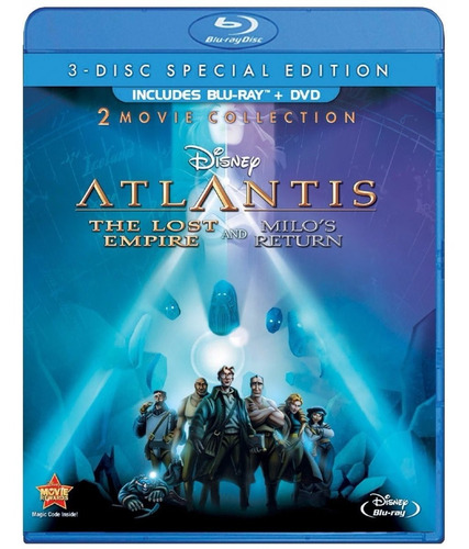 Blu-ray + Dvd Atlantis 1 & 2