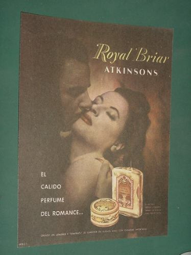 Publicidad Locion Y Colonia Royal Briar Atkinsons Calido
