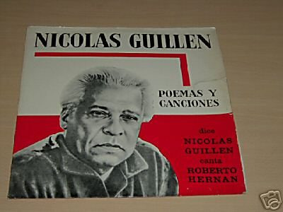 Nicolas Guillen Por El Mismo Poemas Y Canciones Vinilo Arg