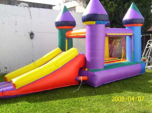 Imagen 9 de 10 de Castillo Inflables 3x3 C/turbina Mas Cama Elastica De 2,44