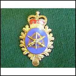 Regimiento De Artilleria Real Escudo Metal 6cm