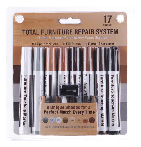 Kit De Reparación De Rotuladores Scratch Fix Patch Para Mueb