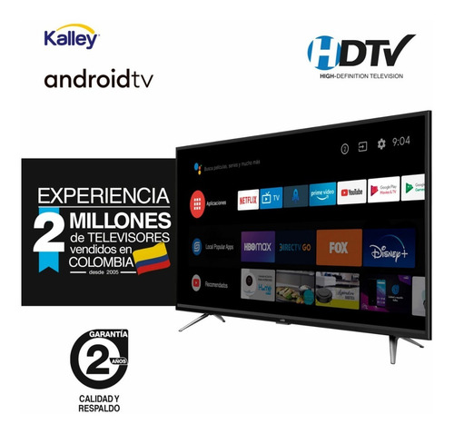 Imagen 6 de 8 de Televisor Kalley 32 Smart K-atv32hd Android Bluetooth