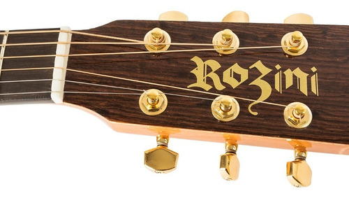 Violão Baby Rozini Rx120 Premium Natural Pré Fishman +capa
