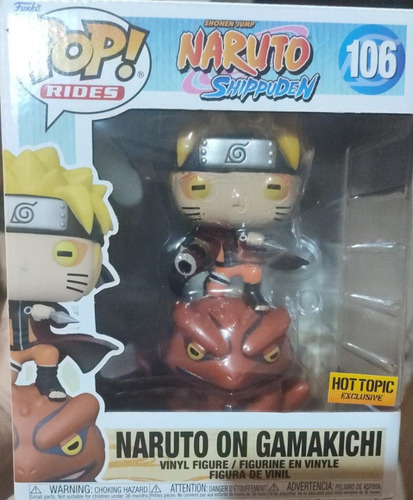 Funko Pop! Anime Naruto Shipp #106: Naruto On Gamakichi Ht