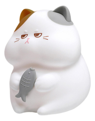 Cxsm Lámpara De Noche De Silicona Con Forma De Gato, Luz De