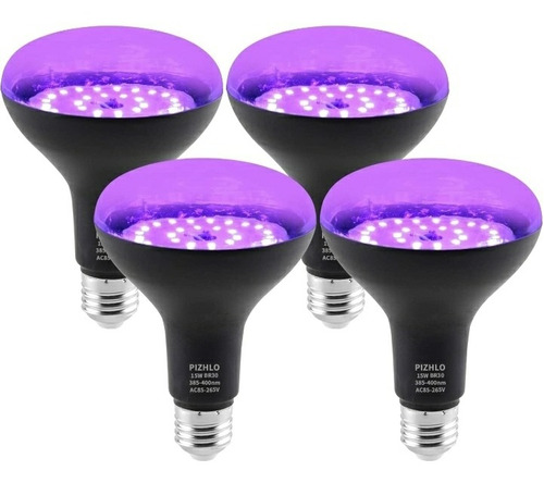 Bombillo Uv Ultravioleta De Neón Fluorescente Luz Negra