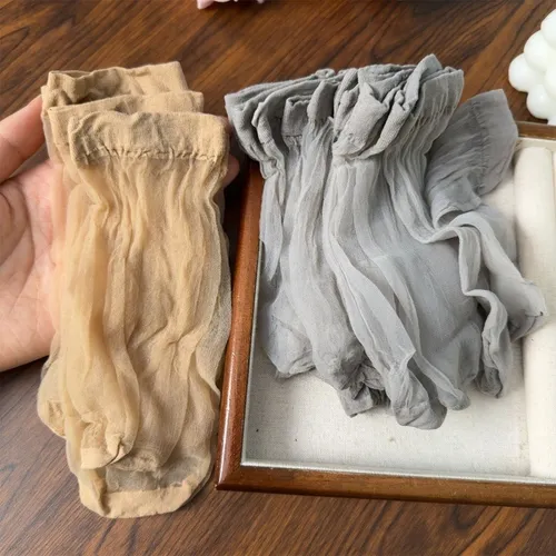 Calcetines De Seda Para Mujer Al Por Mayor De 100 Pares, Cal