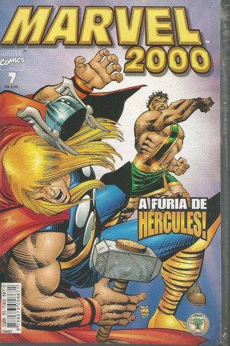 Marvel 2000 N° 07 - Em Português - Editora Abril - Formato 13 X 19 - Capa Mole - 2000 - Bonellihq Cx154 H23