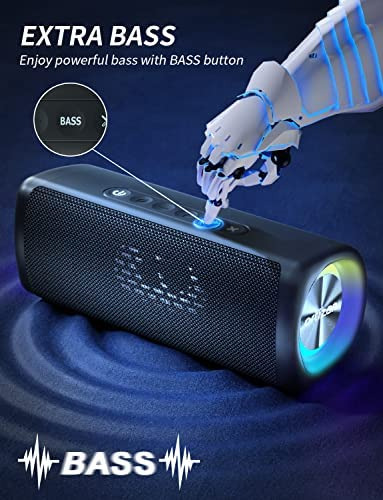 Ortizan M9 Extra Bass Altavoz Portátil Inalámbrico Potente
