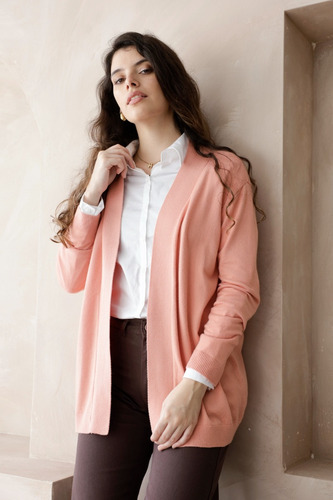 Saco Bremer Liso Abierto Largo - Talle M A Xl
