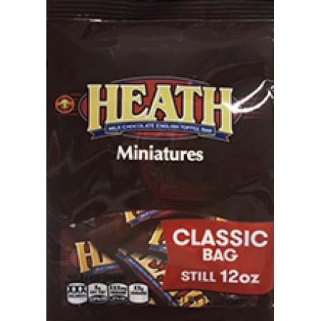 Heath Caramelo Bar Miniaturas Clásico Del Bolso 12 Oz - 2 Pa