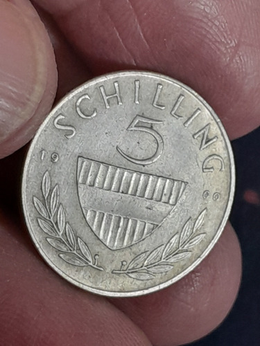 5 Shilling Austria 1960 Plata. Km#2889