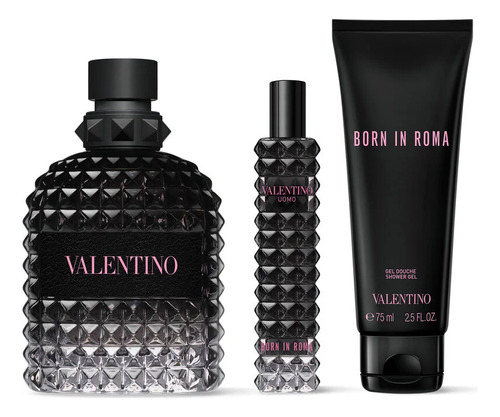 Valentino Uomo Born In Roma 100ml + 10ml + Gel De Ducha