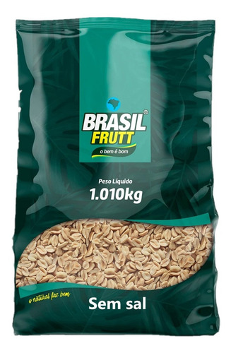 Amendoim Torrado Sem Sal S/ Pele Pacote 1,010kg Brasil Frutt