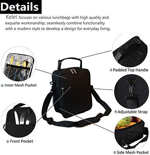 Bolso Lonchera Zm-youtoo Negro Con Correa