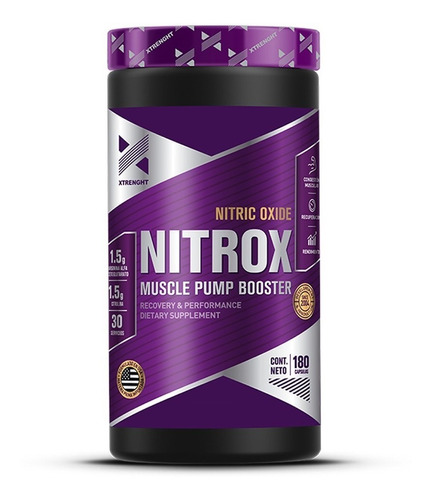 Nitrox Xtrenght Oxido Nitrico X180 Comprimidos