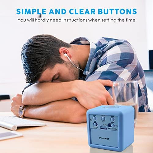 Plumeet Despertador Reloj Para Niños Con Snooze Y Púrpura -