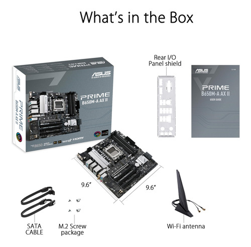 Placa Madre Asus Prime B650m-a Ax Ii Amd B650 Am5 Ryzen