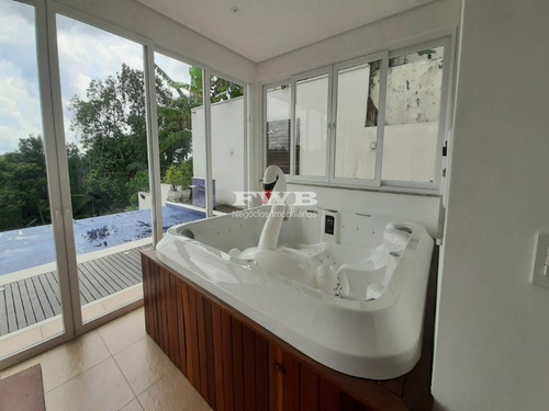 Imagem 21 de 30 de Linda Casa Condominio Arujazinho 3 Com 4 Suites, 6 Vagas , Piscina, Mobiliada - 204fwbsp - 68131727