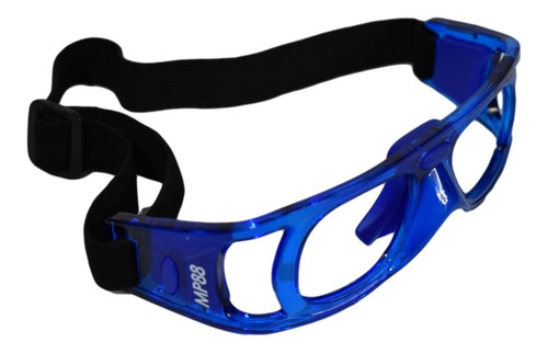 Imagen 3 de 6 de Lentes Goggles Protectores Master Pro Frontenis Azul