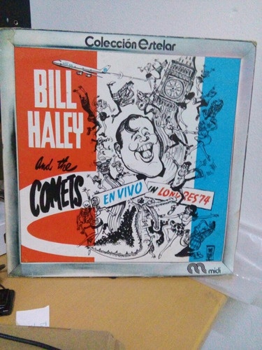 Bill Haley En Vivo In Londres 74 Vinyl Lp Acetato 