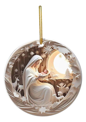 2 Colgante De Ventana De Navidad, Adorno Colgante De Navidad