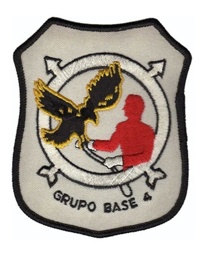 Parche Bordado Faa Aérea Argentina Iv Brigada Grupo Base