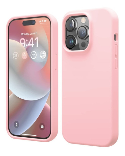 Funda Silicona Gamuza + Film Hydrogel Para Todos iPhone 14