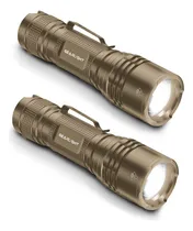 Comprar Paquete De 2 Linternas Tácticas Superbrillantes Marrón