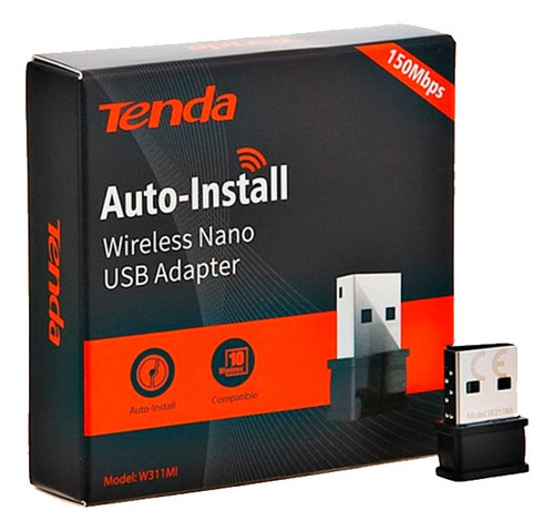 T.r. Tenda Usb W311mi Nano Negro