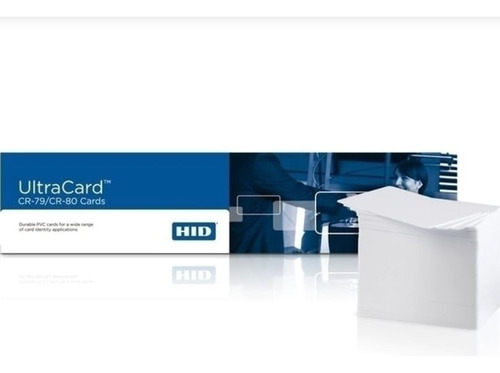 Tarjetas Adhesivas Pvc Ultracard Cr-80, 8.5 X 5.4cm X 100uni