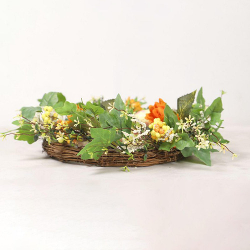 Corona De Pascua Colgante Corona De Bienvenida Con Lazo Para