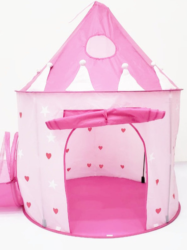 Imagen 2 de 6 de Carpa Castillo Cn Tunel Tienda De Juegos Plegable Para Niños