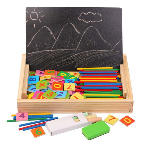 Juguetes De Madera, Juegos De Matemáticas, Bloques Y Palos