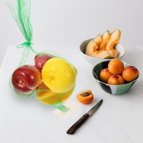 100 Bolsas De Malla De Almacenamiento, Bolsas Reutilizables