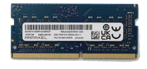 Ram Ddr4 Sdram 8gb Ramaxel 3200 Gamer