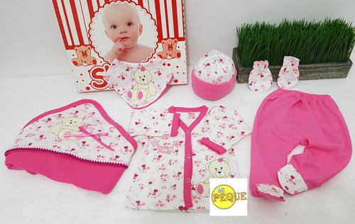 Conjuntos Bebé Algodón. Primeras Mudas. 6 Piezas Set/pack